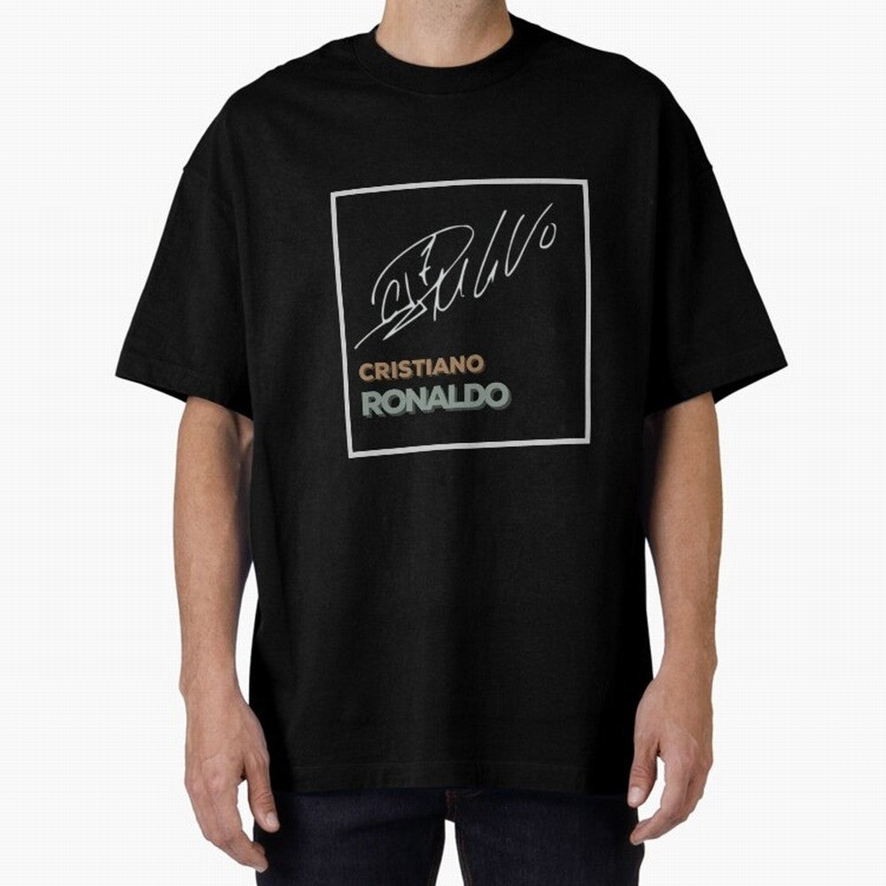 SIUUU - Cristiano Ronaldo CR7 Best Seller Oversized T-Shirt Bring a Vintage Feel to FIFA World Cup 2026 Group Stage Connected to Messi, Neymar and Mbappe, Brazil, Portugal and Argentina Energy, Champion Mindset, Group Stage Buzz, Knockout Tension