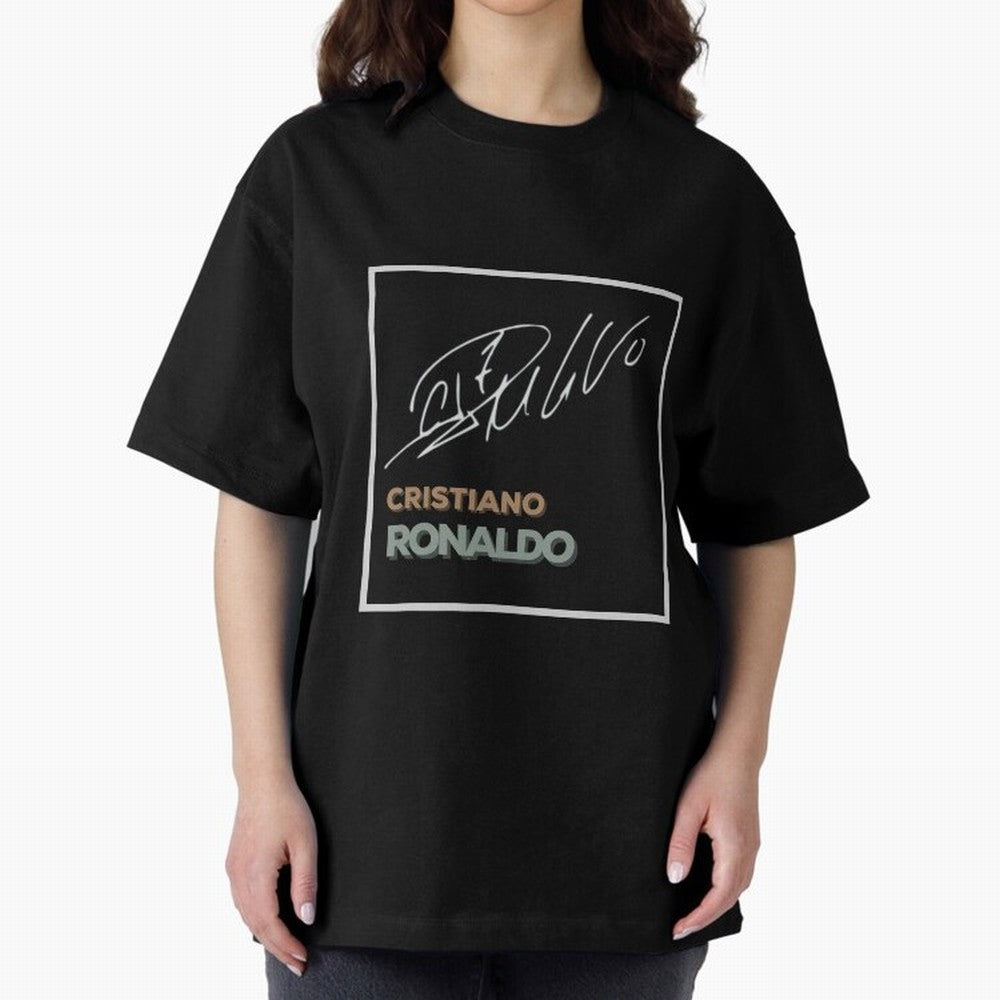 SIUUU - Cristiano Ronaldo CR7 Best Seller Oversized T-Shirt Bring a Vintage Feel to FIFA World Cup 2026 Group Stage Connected to Messi, Neymar and Mbappe, Brazil, Portugal and Argentina Energy, Champion Mindset, Group Stage Buzz, Knockout Tension