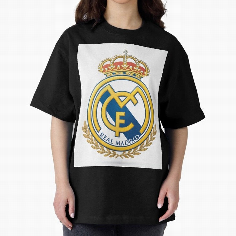 Real Futbol Bernab¨¦u Oversized T-Shirt Support the Legends of FIFA World Cup 2026 Spirit, Made for Argentina, France and Brazil, Neymar, Retro Football Energy, Iconic Rivalries, Trophy Chase Drama and Stadium Atmosphere; Great for Supporters Who