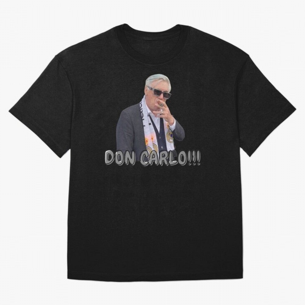 Don Carlo Ancelotti Oversized T-Shirt Keep the Legacy of FIFA World Cup 2026 USA Canada Mexico Spirit, Connected to France, Mbappe, Retro Football Energy, Iconic Rivalries, Trophy Chase Drama and Stadium Atmosphere; Great for Watch Parties, Sports