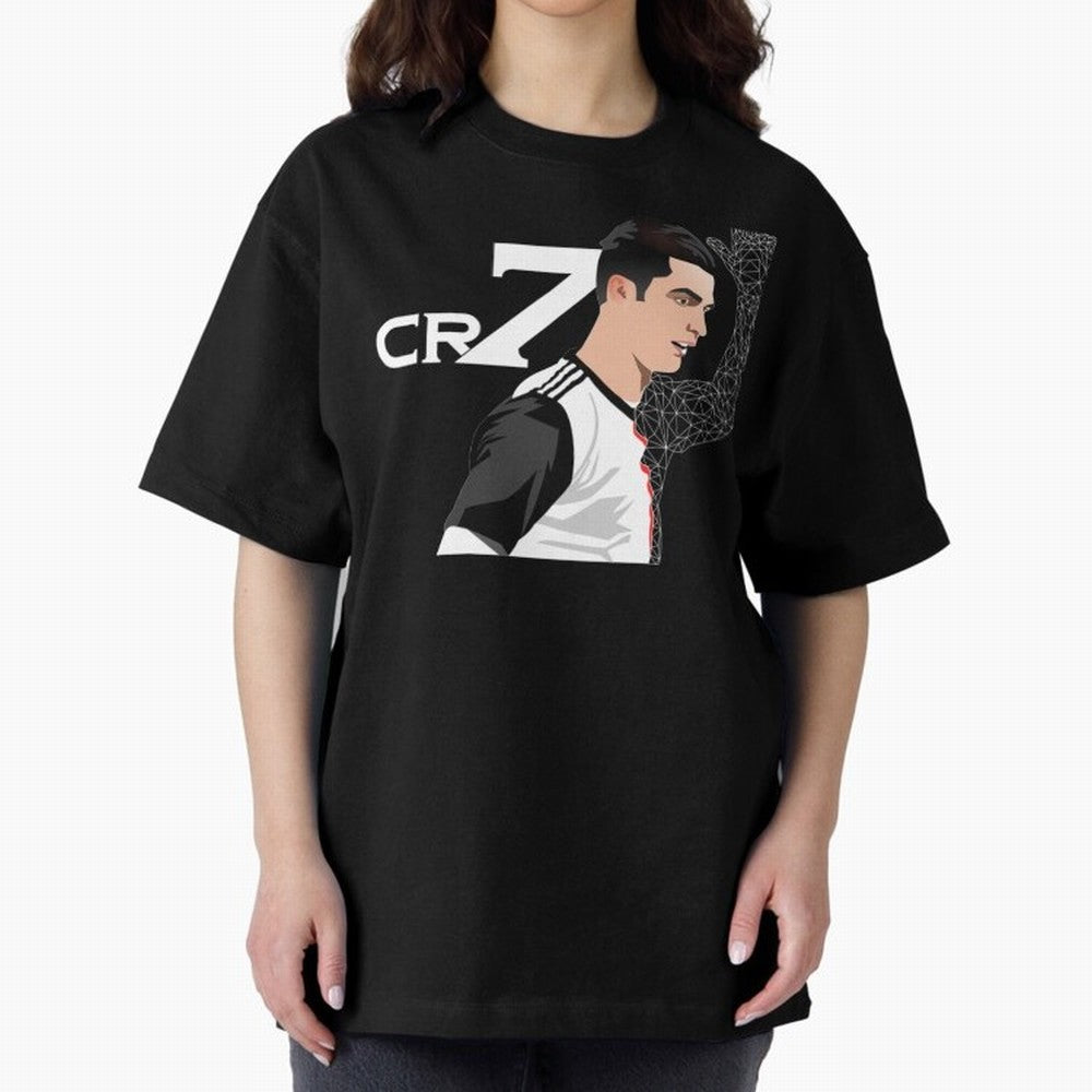 Cristiano Ronaldo 7 Cristiano Ronaldo Cristiano Oversized T-Shirt Support Your Favorite Stars during FIFA World Cup 2026 for Fans of CR7 and Messi and England, France and Netherlands, Bringing Soccer Culture, Superstar Moments, National Team Dreams