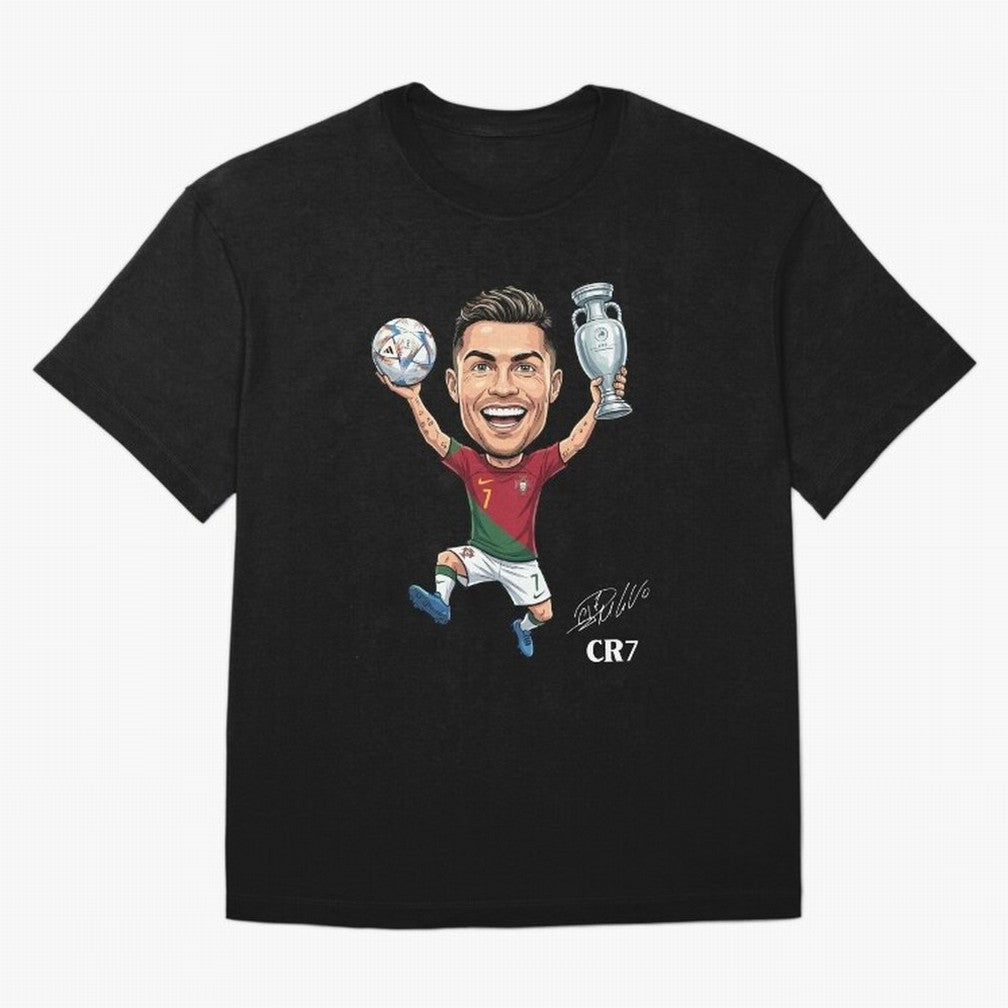 Cristiano Ronaldo Campion Oversized T-Shirt Follow the Final Road of the FIFA World Cup 2026 Journey through Neymar Highlights, England, France and Netherlands Pride, Stadium Memories, Football Loyalty, International Chants and Championship