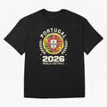 Portugal 2026 World Football Oversized T-Shirt Fuel Your Fan Pride for FIFA World Cup 2026 Spirit, Built around Brazil, Haaland, Soccer Culture, Superstar Moments, National Team Dreams and Competitive Fire; Perfect for Supporters Who Want Bold