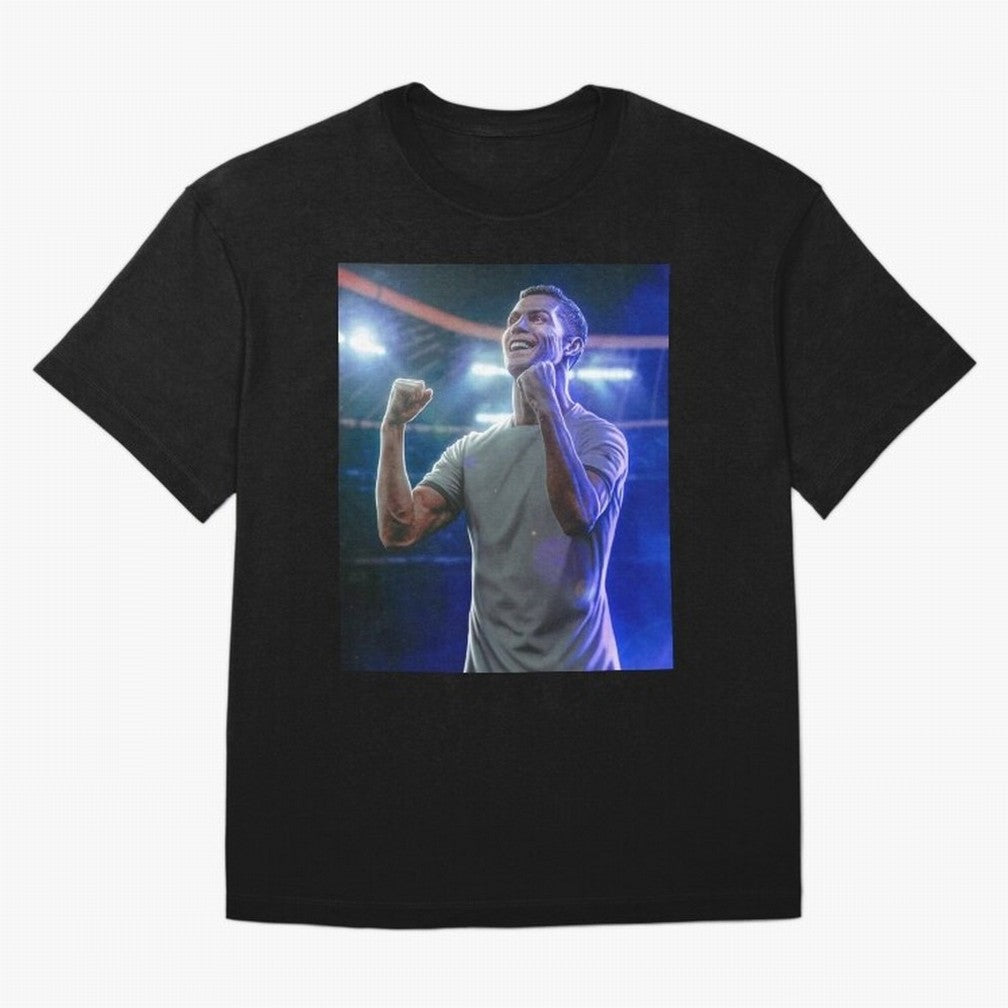 Cristiano Ronaldo Oversized T-Shirt Bring Home Global Football Passion for FIFA World Cup 2026 USA Canada Mexico, Inspired by Mbappe, England and Germany, Stadium Memories, Football Loyalty, International Chants and Championship Tradition; Perfect