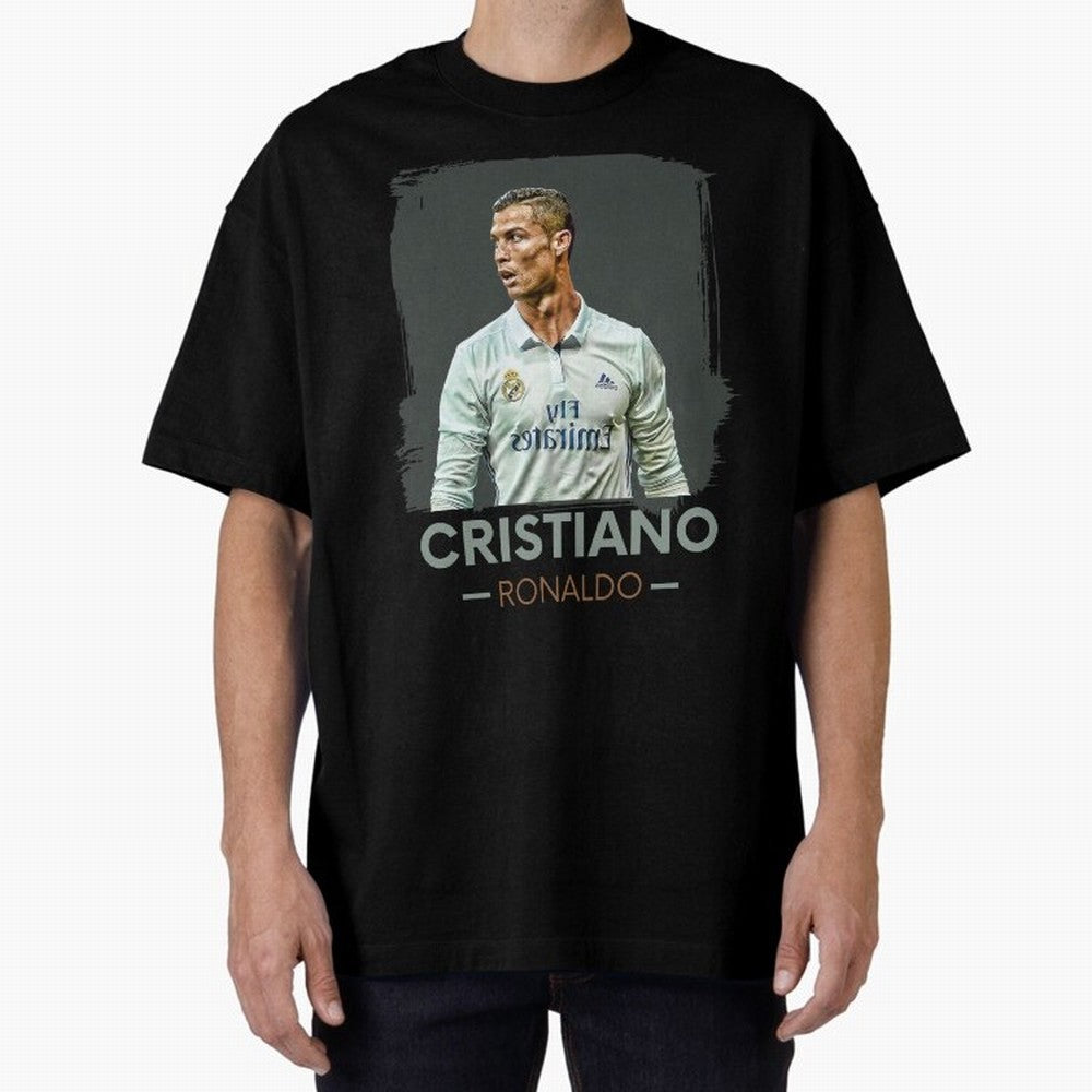 Cristiano Ronaldo Best Seller Oversized T-Shirt Join the Global Buzz around FIFA World Cup 2026 Group Stage Spirit, Featuring Spain, Haaland and Mbappe, Global Supporter Spirit, Legendary Goals, National Colors and Tournament Celebration; Great for