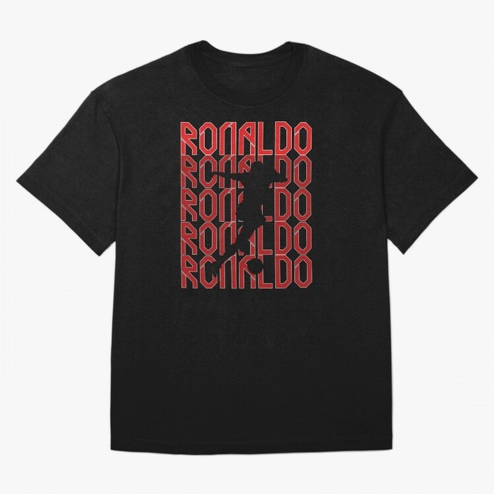 Cristiano Ronaldo Oversized T-Shirt Celebrate Global Passion for Match Day Hype around FIFA World Cup 2026 Group Stage, CR7, England, Championship Spirit, Famous Goals, Roaring Crowds and International Football Unity; Created for Match Day Parties,