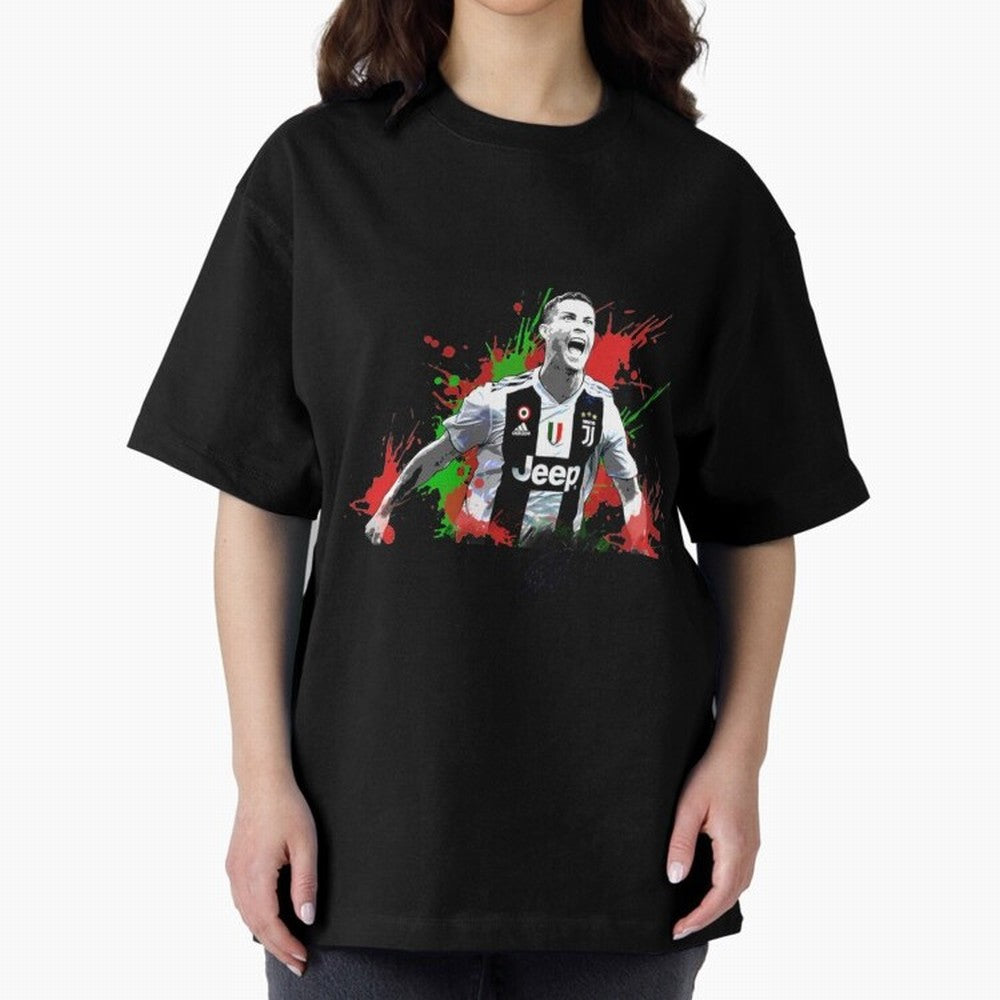 Cristiano Ronaldo Cristiano Ronaldo Oversized T-Shirt Make Memories around FIFA World Cup 2026 Group Stage for Fans of Mbappe and Neymar and Argentina, France and Brazil, Bringing Global Supporter Spirit, Legendary Goals, National Colors and