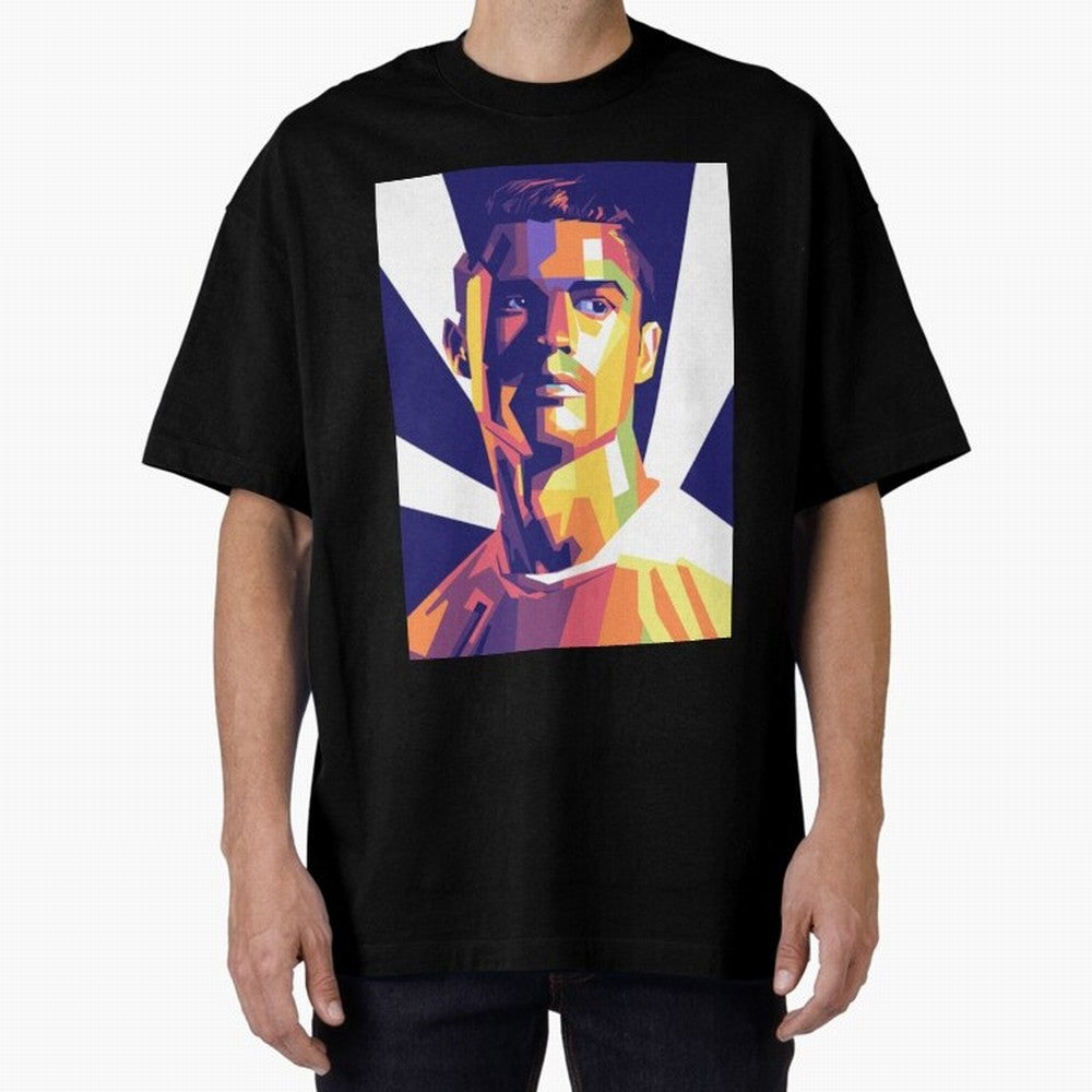 Cristiano Ronaldo cristiano ronaldo Oversized T-Shirt Feel the Roar of FIFA World Cup 2026 Spirit, Celebrating Spain and Netherlands, Mbappe, Football Passion, Legendary Performances, Festival Vibes and Supporter Community; Made for Collectors Who