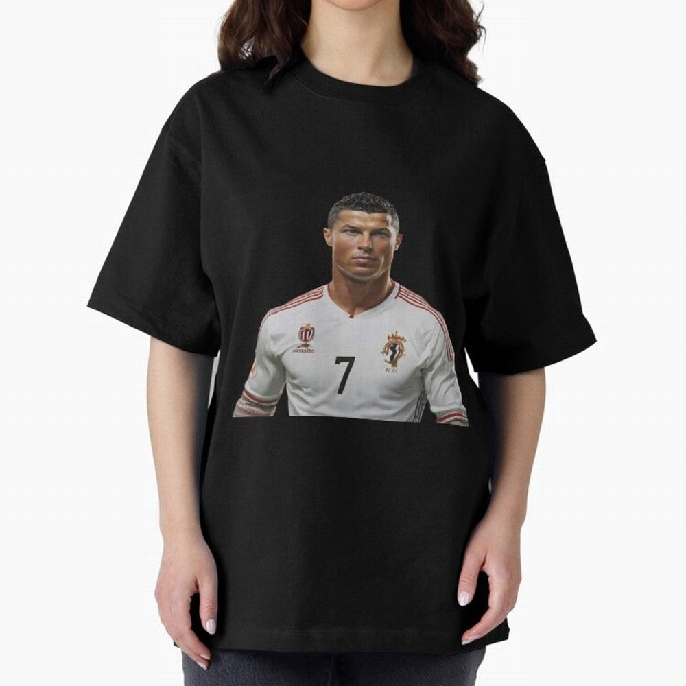 Sticker Ronaldo 2024 Oversized T-Shirt Celebrate Fan Culture around Match Day Hype around FIFA World Cup 2026 USA Canada Mexico, Messi and Cristiano Ronaldo, England, Global Supporter Spirit, Legendary Goals, National Colors and Tournament