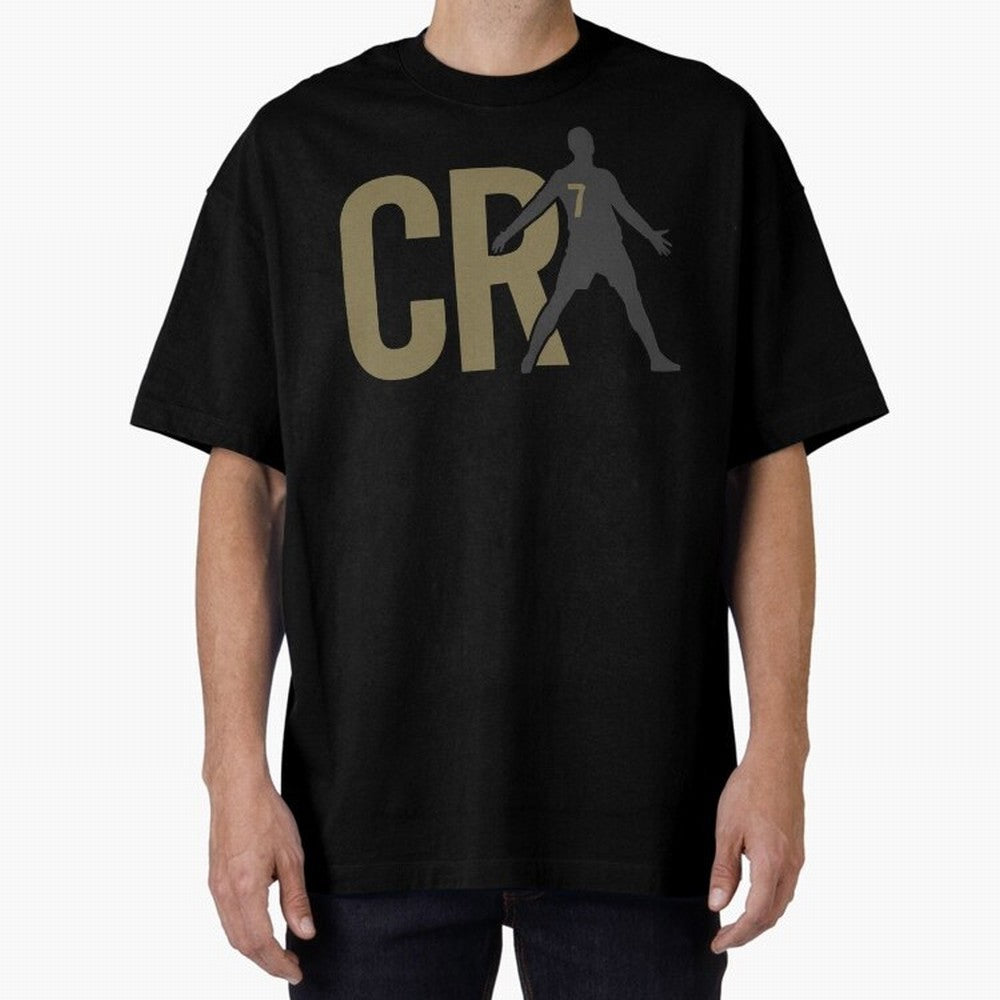 CR7 - Cristiano Ronaldo Oversized T-Shirt Follow the Final Road of FIFA World Cup 2026 for Fans of Mbappe and Spain, Bringing Worldwide Fan Energy, Dramatic Goals, Stadium Lights and Championship Celebrations; Ideal for Fans Who Follow Messi,