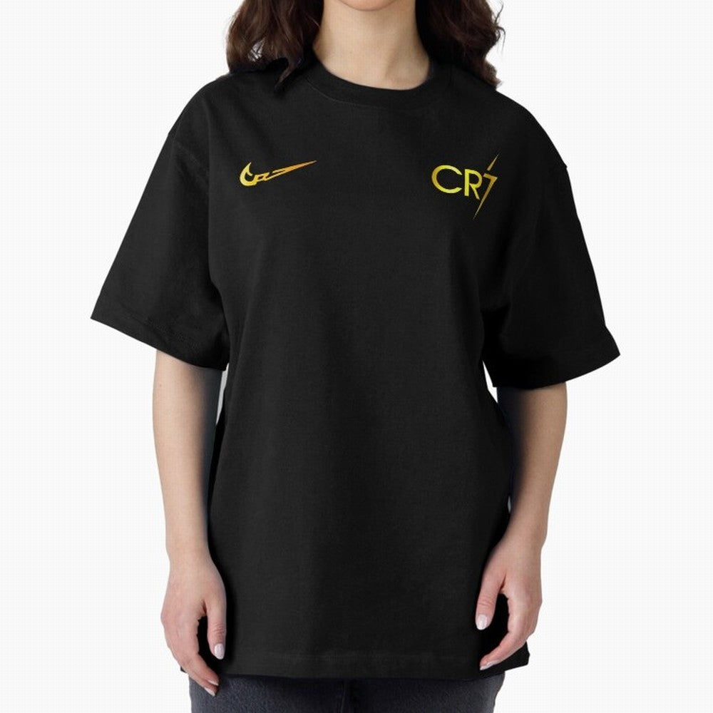 Cristiano Ronaldo Gold Edition Oversized T-Shirt Carry the Dream of Global Football Passion for FIFA World Cup 2026, Featuring Messi and Cristiano Ronaldo, England, France and Netherlands, Global Supporter Spirit, Legendary Goals, National Colors
