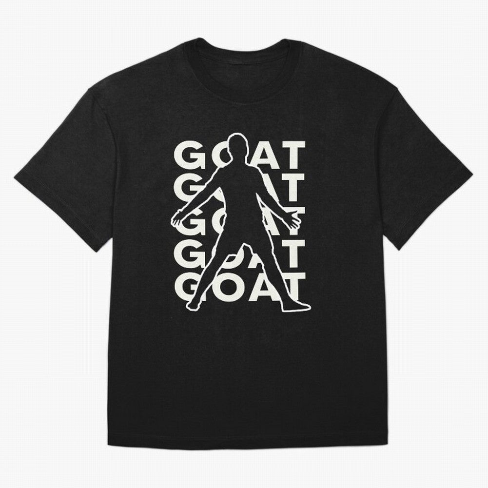 Cristiano Ronaldo the goat CR7 Oversized T-Shirt Capture Stadium Memories from Match Day Hype around FIFA World Cup 2026 USA Canada Mexico, Neymar, Haaland and Cristiano Ronaldo, France and Portugal, Global Supporter Spirit, Legendary Goals,