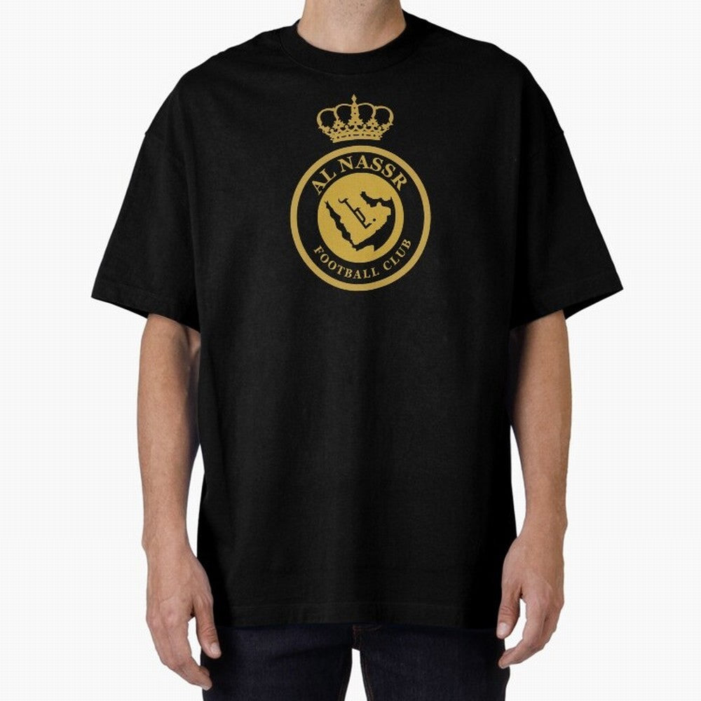 Al-Nassr Football Club - Oversized T-Shirt Turn Football Passion into FIFA World Cup 2026 USA Canada Mexico Connected to Mbappe and Neymar, England and Germany Energy, Stadium Memories, Football Loyalty, International Chants and Championship