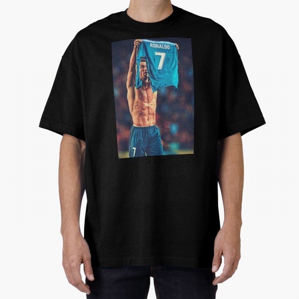 Cristiano Ronaldo Siu Goat,Ronaldo Gifts, Ronaldo Best Selling , Ronaldo Top Items Oversized T-Shirt Celebrate Unforgettable Nights in Match Day Hype around FIFA World Cup 2026 Group Stage, Haaland, Brazil, Portugal and Argentina, Supporter Pride,