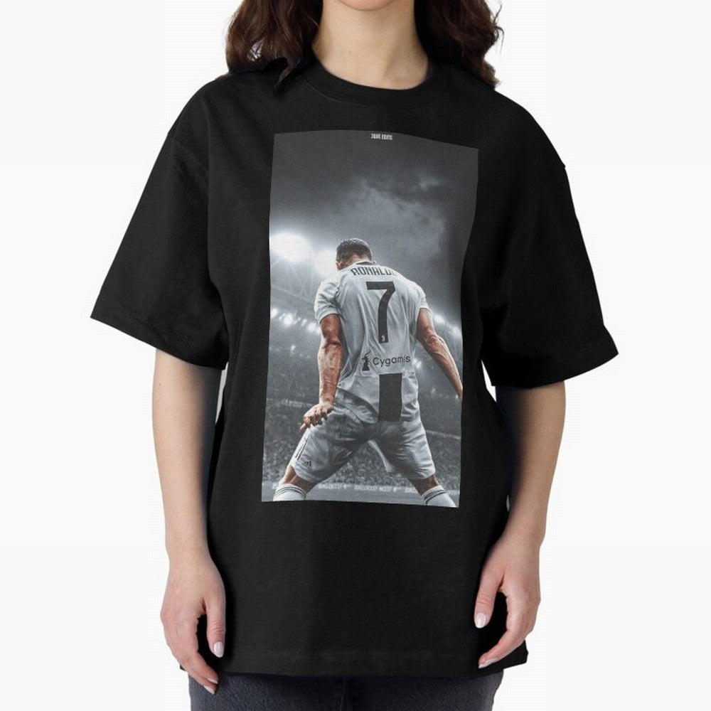 Cristiano Ronaldo Fantastic Oversized T-Shirt Bring Trophy Dreams to Global Football Passion for FIFA World Cup 2026, Made for Messi, CR7 and Mbappe, England, Global Supporter Spirit, Legendary Goals, National Colors and Tournament Celebration;