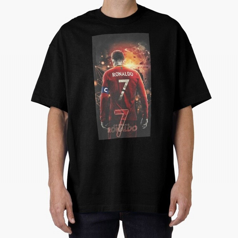 At Back Oversized T-Shirt Stand Proud for the FIFA World Cup 2026 USA Canada Mexico Journey through Messi and Cristiano Ronaldo Highlights, England and Germany Pride, Football Passion, Legendary Performances, Festival Vibes and Supporter Community;