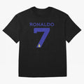 Ronaldo 7 Al-Nassr Football Club - Oversized T-Shirt Bring Supporter Culture to the FIFA World Cup 2026 USA Canada Mexico Journey through Neymar Highlights, Argentina, France and Brazil Pride, Match Day Excitement, Supporter Culture, Golden Goals