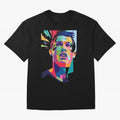 CR7 Sketch Oversized T-Shirt Cheer for Match Day Hype around FIFA World Cup 2026 Group Stage, Neymar, Spain, Worldwide Fan Energy, Dramatic Goals, Stadium Lights and Championship Celebrations; Perfect for Supporters Who Want Bold Football Energy,