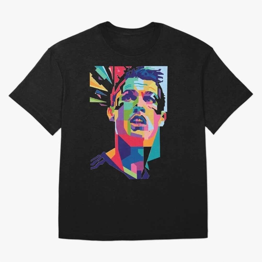 CR7 Sketch Oversized T-Shirt Cheer for Match Day Hype around FIFA World Cup 2026 Group Stage, Neymar, Spain, Worldwide Fan Energy, Dramatic Goals, Stadium Lights and Championship Celebrations; Perfect for Supporters Who Want Bold Football Energy,