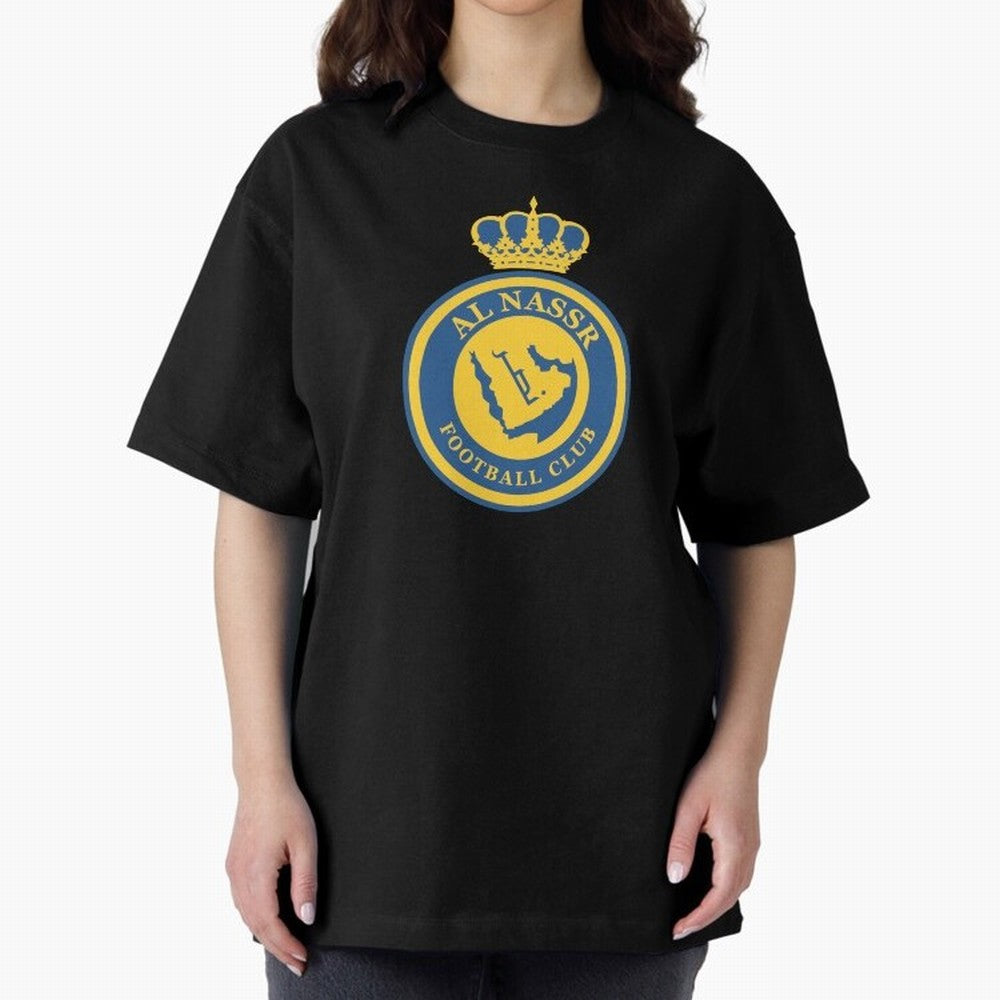 Al-Nassr Football Club - Oversized T-Shirt Celebrate the Road through the FIFA World Cup 2026 Journey through Mbappe Highlights, France Pride, Football History, Final Match Energy, Crowd Noise and Once in a Lifetime Moments; Ideal for Fans Who