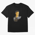 Cristiano Ronaldo digital art Oversized T-Shirt Experience the FIFA World Cup 2026 USA Canada Mexico Journey through Messi, CR7 and Mbappe Highlights, Germany Pride, Football Passion, Legendary Performances, Festival Vibes and Supporter Community;