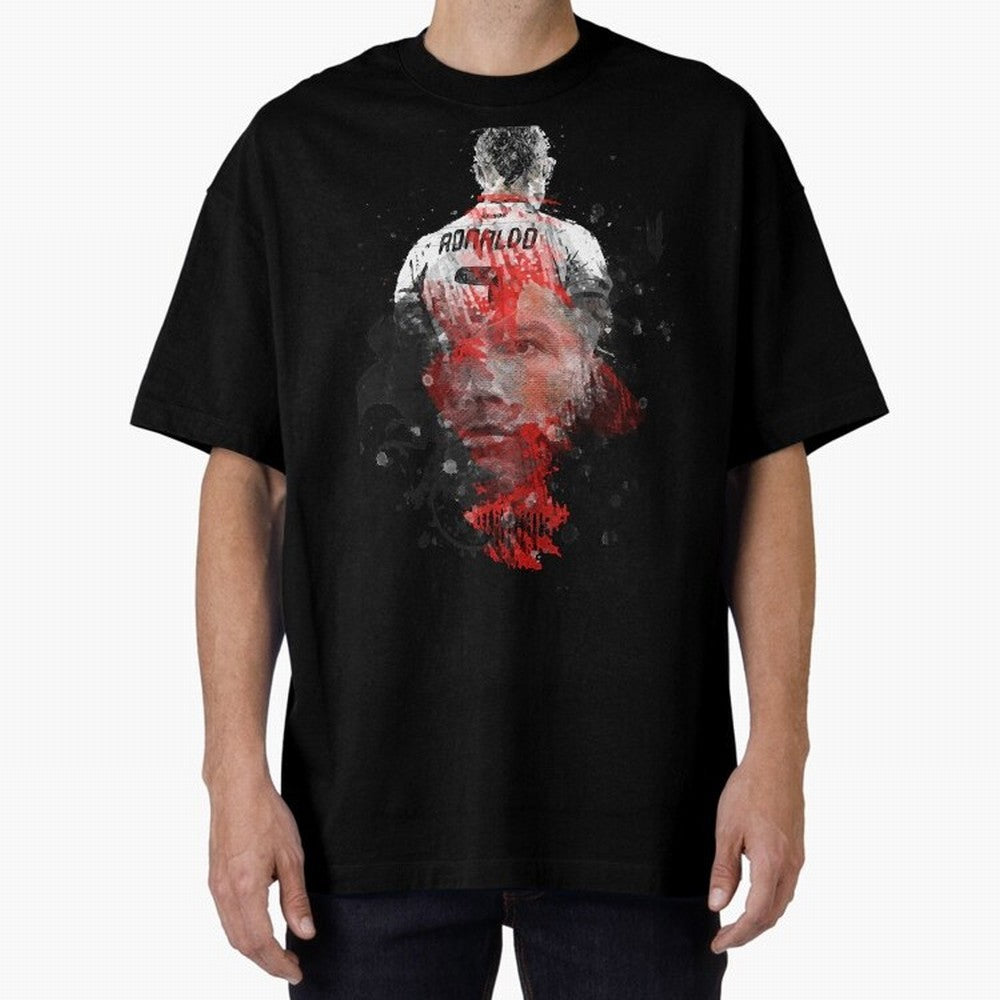 cristiano ronaldo Oversized T-Shirt Celebrate Fan Favorites in FIFA World Cup 2026 USA Canada Mexico Driven by Messi, Neymar and Mbappe, England, France and Netherlands Energy, Championship Spirit, Famous Goals, Roaring Crowds and International