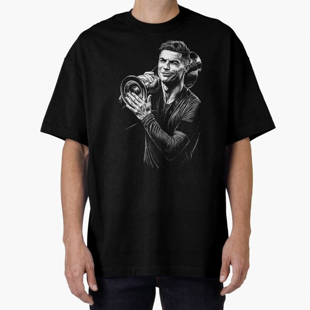 Cristiano Ronaldo Nations League Cup Oversized T-Shirt Enjoy Global Football Passion for FIFA World Cup 2026, Inspired by Cristiano Ronaldo, England, Soccer Culture, Superstar Moments, National Team Dreams and Competitive Fire; Built for Supporters