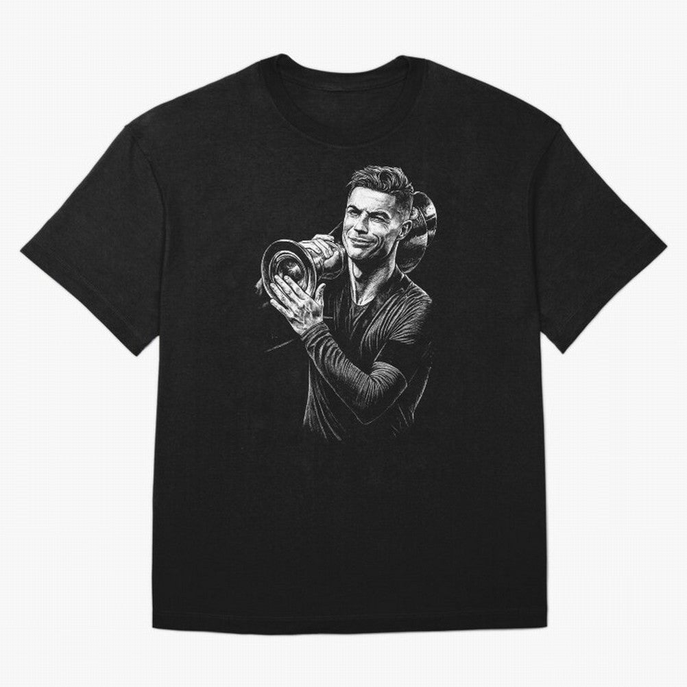 Cristiano Ronaldo Nations League Cup Oversized T-Shirt Enjoy Global Football Passion for FIFA World Cup 2026, Inspired by Cristiano Ronaldo, England, Soccer Culture, Superstar Moments, National Team Dreams and Competitive Fire; Built for Supporters