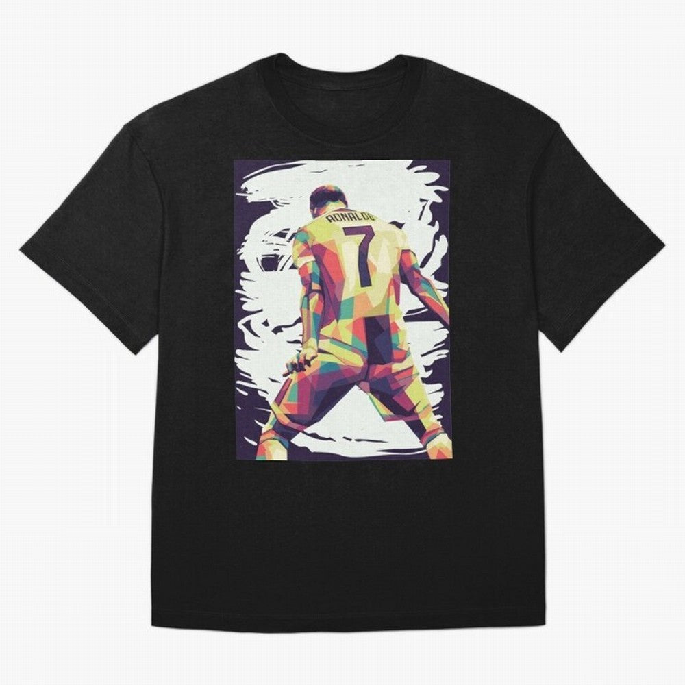Cristiano Ronaldo Art cristiano ronaldo Oversized T-Shirt Celebrate National Team Dreams in Global Football Passion for FIFA World Cup 2026 Group Stage, with Neymar, England and Germany, Match Day Excitement, Supporter Culture, Golden Goals and
