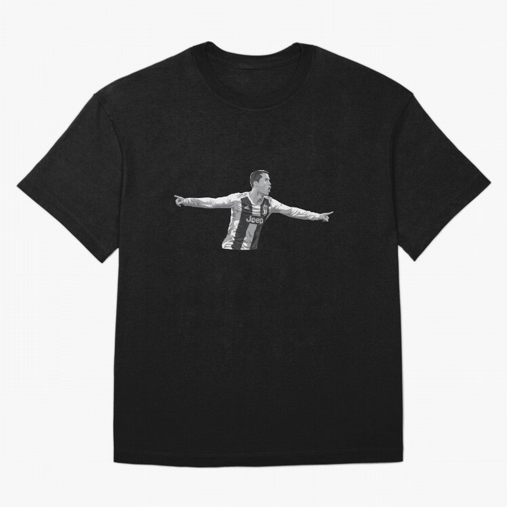 Cristiano Ronaldo Oversized T-Shirt Spotlight Match Day Hype around FIFA World Cup 2026 Group Stage, Cristiano Ronaldo, Haaland and CR7, England and Germany, Football Passion, Legendary Performances, Festival Vibes and Supporter Community; Great