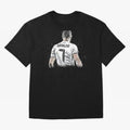 Cristiano Ronaldo Cristiano ronaldo back Oversized T-Shirt Feel Global Football Passion for FIFA World Cup 2026, Celebrating Messi, Neymar and Mbappe, Brazil, Match Day Excitement, Supporter Culture, Golden Goals and Global Football Passion; Built