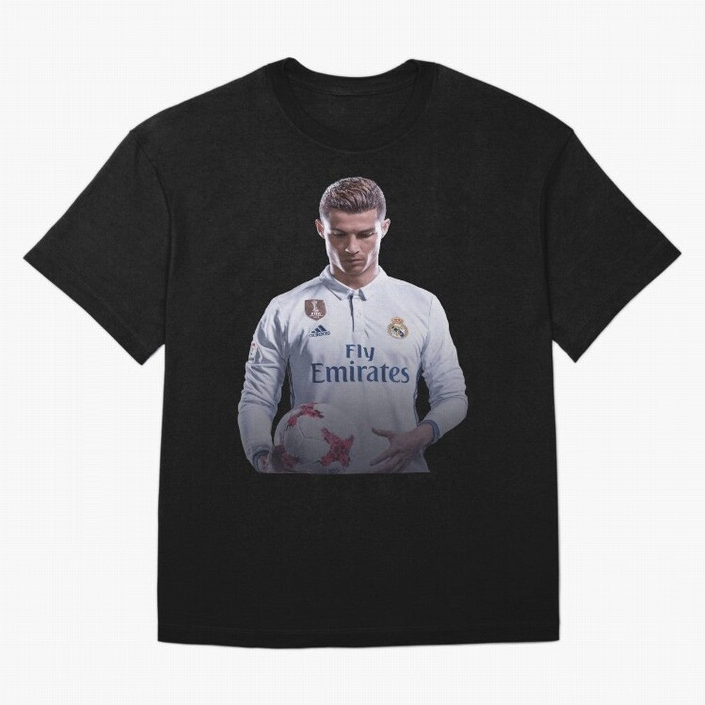 Ronaldo Madrid Jersey Poster Oversized T-Shirt Bring Legendary Rivalry Energy to FIFA World Cup 2026 Centered on Haaland and Mbappe, Argentina and Brazil Energy, Stadium Memories, Football Loyalty, International Chants and Championship Tradition;