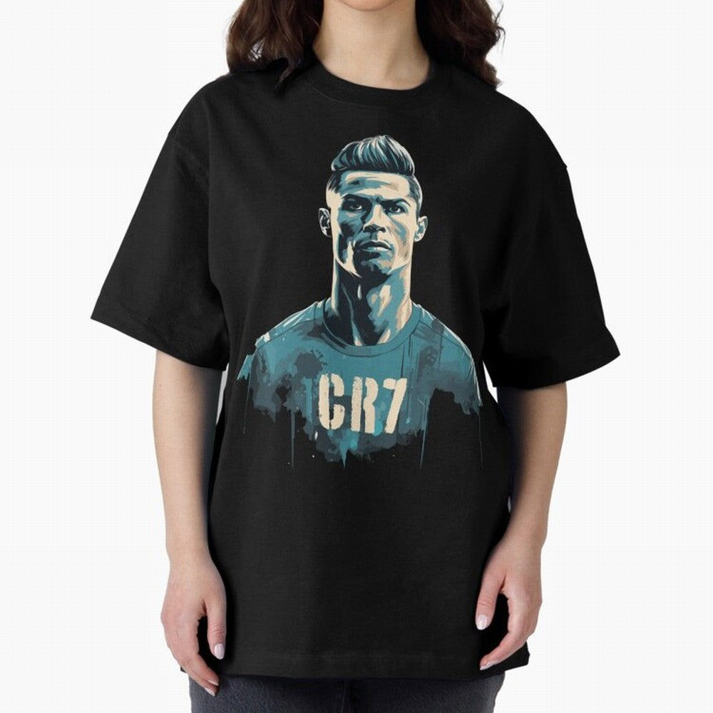 CR7 Oversized T-Shirt Relive Legendary Nights from the FIFA World Cup 2026 Group Stage Journey through Messi, Neymar and Mbappe Highlights, France and Portugal Pride, Retro Football Energy, Iconic Rivalries, Trophy Chase Drama and Stadium