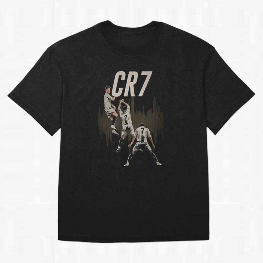 Cr7 Oversized T-Shirt Stand Out with Spirit from Global Football Passion for FIFA World Cup 2026 Group Stage, Made for Cristiano Ronaldo, France and Portugal, Match Day Excitement, Supporter Culture, Golden Goals and Global Football Passion;