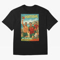 Portugal Hel-Azul Spirit at Cabo da Roca and Bel¨¦m Tower for FIFA World Cup 2026 Oversized T-Shirt Remember Iconic Moments from Match Day Hype around FIFA World Cup 2026 Group Stage, Haaland and Mbappe, England, Supporter Pride, Iconic