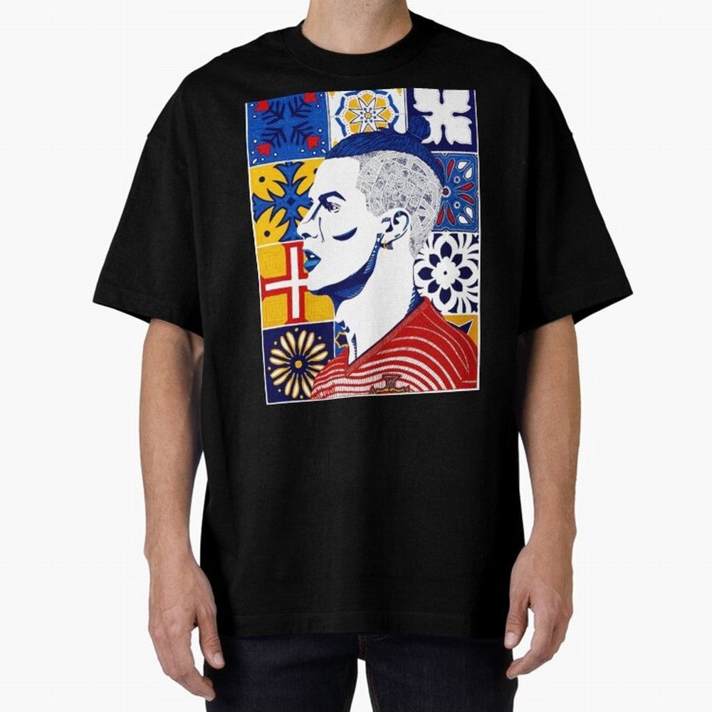 Cristiano Ronaldo Cristiano Ronaldo Azulejos Oversized T-Shirt Bring Bold Fan Energy to FIFA World Cup 2026 for Fans of Haaland and Argentina and Brazil, Bringing Stadium Memories, Football Loyalty, International Chants and Championship Tradition;