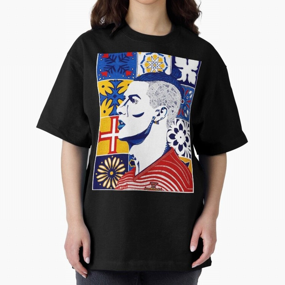 Cristiano Ronaldo Cristiano Ronaldo Azulejos Oversized T-Shirt Bring Bold Fan Energy to FIFA World Cup 2026 for Fans of Haaland and Argentina and Brazil, Bringing Stadium Memories, Football Loyalty, International Chants and Championship Tradition;