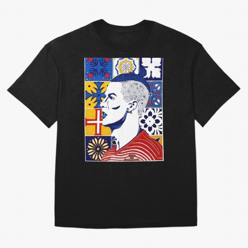 Cristiano Ronaldo Cristiano Ronaldo Azulejos Oversized T-Shirt Bring Bold Fan Energy to FIFA World Cup 2026 for Fans of Haaland and Argentina and Brazil, Bringing Stadium Memories, Football Loyalty, International Chants and Championship Tradition;