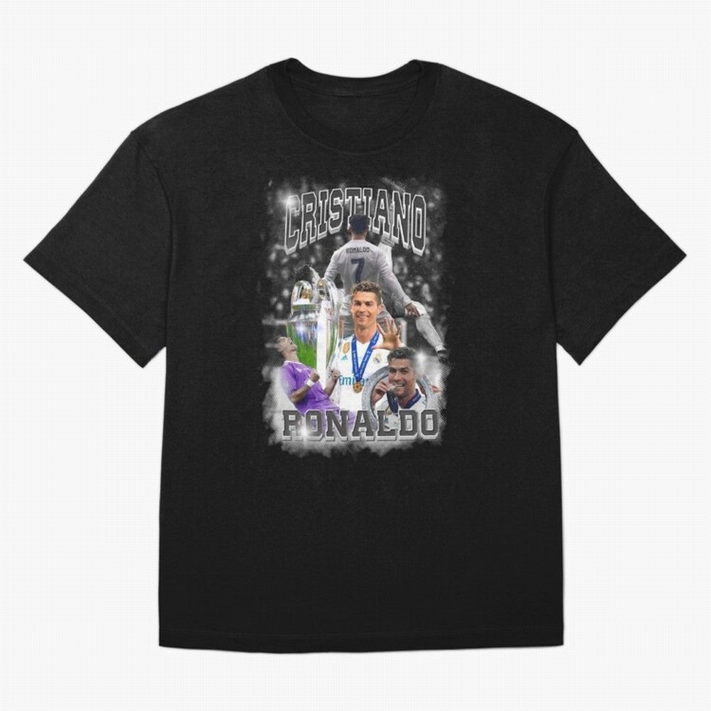 Cristiano Ronaldo Oversized T-Shirt Honor FIFA World Cup 2026 USA Canada Mexico for Fans of Haaland and Mbappe and Brazil, Bringing Global Supporter Spirit, Legendary Goals, National Colors and Tournament Celebration; Built for Supporters Chasing