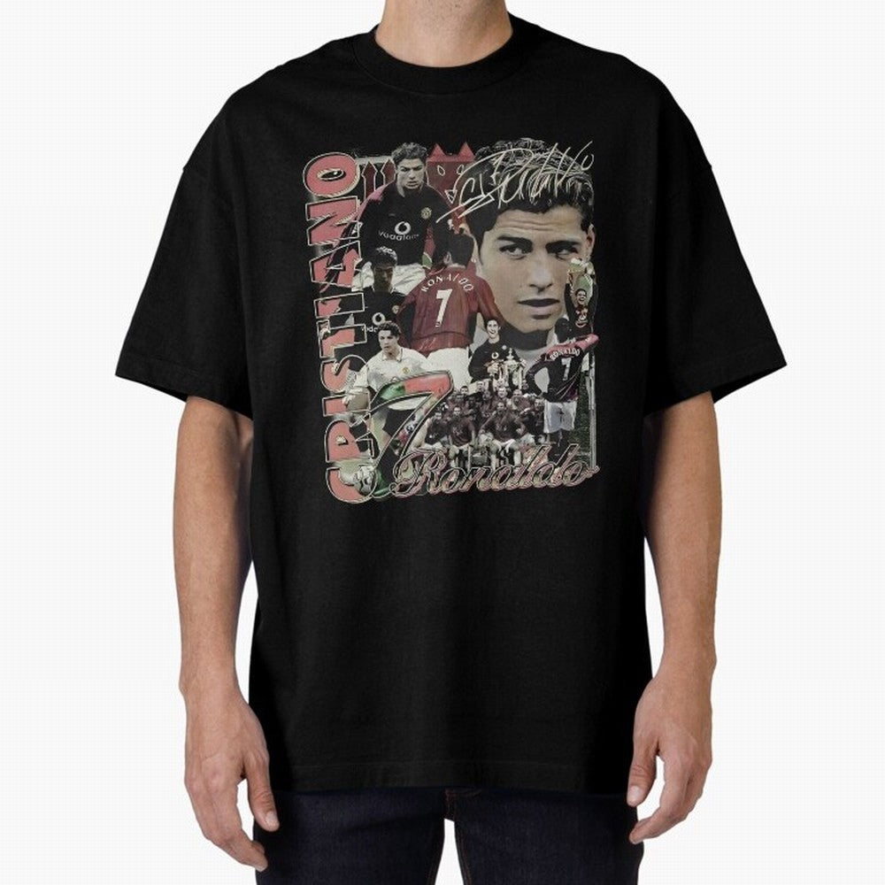 Limited Cristiano Ronaldo CR7 Vintage Oversized T-Shirt Bring Champion Energy into FIFA World Cup 2026 Group Stage Spirit, Celebrating England, CR7 and Messi, Match Day Excitement, Supporter Culture, Golden Goals and Global Football Passion;