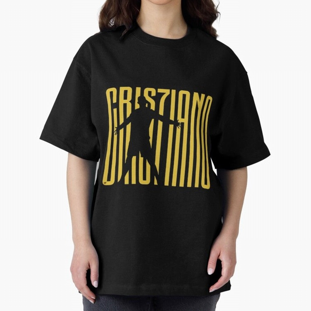 Cristiano Ronaldo Oversized T-Shirt Bring Bold Fan Energy to Match Day Hype around FIFA World Cup 2026 Group Stage, Mbappe, Portugal, Spain and Germany, Vintage Soccer Flavor, Modern Football Stars, National Flags and Final Night Emotion; Great for