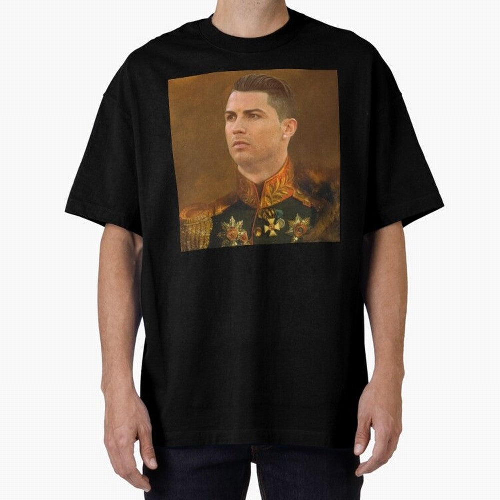 cristiano ronaldo - replaceface Oversized T-Shirt Carry National Pride through Match Day Hype around FIFA World Cup 2026, Messi, England, Football History, Final Match Energy, Crowd Noise and Once in a Lifetime Moments; Built for Supporters Chasing