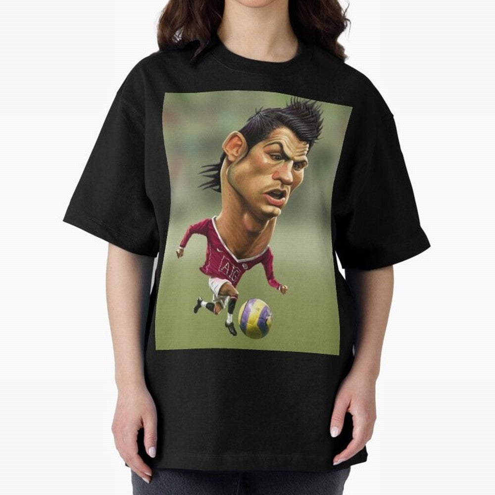 CR7 Cristiano Oversized T-Shirt Stand with FIFA World Cup 2026 USA Canada Mexico for Fans of Mbappe and Neymar and France, Bringing Fan Favorite Moments, National Team Passion, Big Match Drama and Soccer History; Perfect for Fans, Collectors,