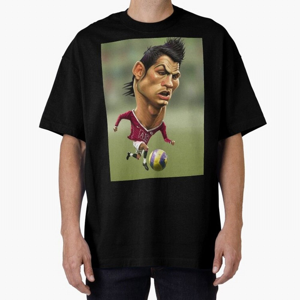 CR7 Cristiano Oversized T-Shirt Stand with FIFA World Cup 2026 USA Canada Mexico for Fans of Mbappe and Neymar and France, Bringing Fan Favorite Moments, National Team Passion, Big Match Drama and Soccer History; Perfect for Fans, Collectors,