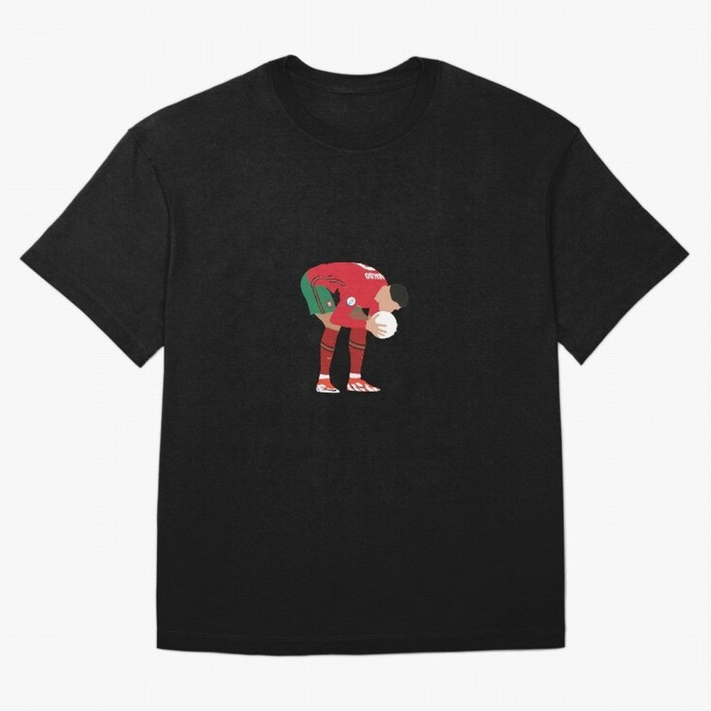 cristiano ronaldo ball kiss Oversized T-Shirt Feel the Trophy Chase of Match Day Hype around FIFA World Cup 2026, Messi, CR7 and Mbappe, Spain and Netherlands, Fan Favorite Moments, National Team Passion, Big Match Drama and Soccer History; Perfect