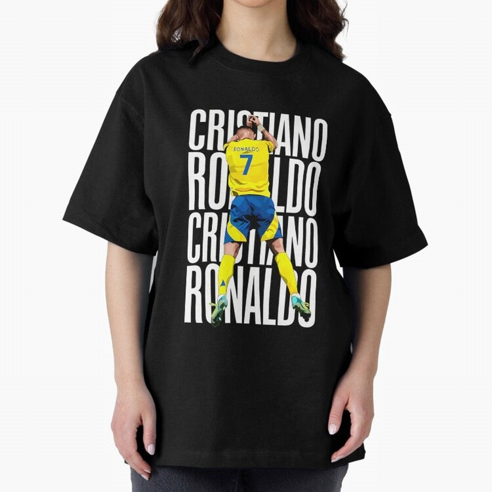 Cristiano Ronaldo Siuuuu Celebration Oversized T-Shirt Bring Champion Energy into FIFA World Cup 2026 Group Stage Spirit, Celebrating England, CR7 and Messi, Match Day Excitement, Supporter Culture, Golden Goals and Global Football Passion; Perfect