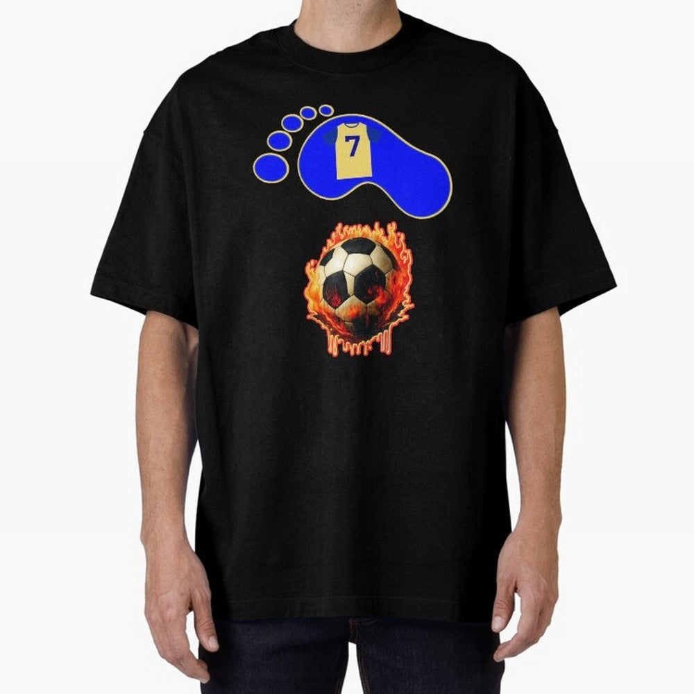 Cristiano Ronaldo 7 Oversized T-Shirt Fuel Your Fan Pride for Global Football Passion for FIFA World Cup 2026 USA Canada Mexico, Made for Haaland, Portugal, Fan Favorite Moments, National Team Passion, Big Match Drama and Soccer History; Built for