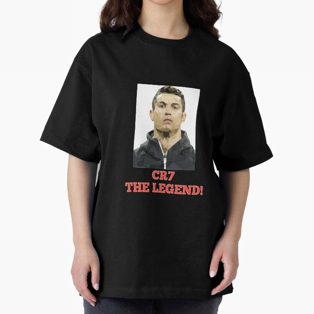 Cristiano Ronaldo Fantasy CR7 T Shirt Oversized T-Shirt Cheer for Match Day Hype around FIFA World Cup 2026, Messi and Cristiano Ronaldo, England and Germany, Championship Spirit, Famous Goals, Roaring Crowds and International Football Unity; Great