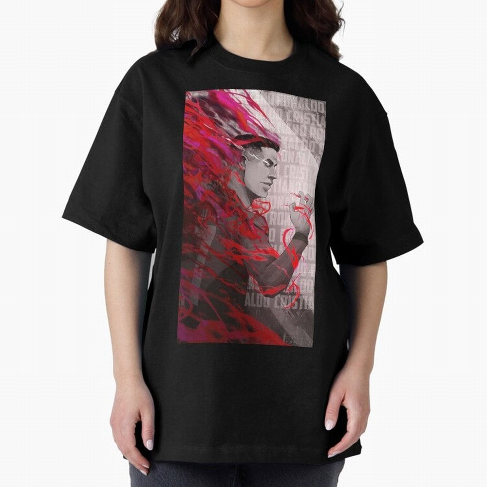 Cristiano Ronaldo x Blue Lock Oversized T-Shirt Experience FIFA World Cup 2026 Spirit, Built around Argentina, Messi, Stadium Chants, National Pride, Trophy Dreams and Unforgettable Football Memories; Ideal for Fans Who Follow Messi, Cristiano