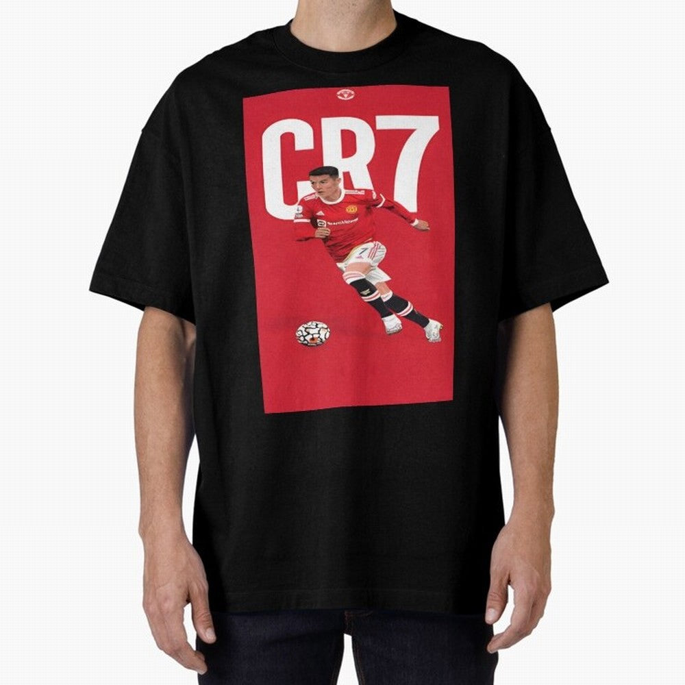 Cr7 Oversized T-Shirt Carry the Colors and Pride of Match Day Hype around FIFA World Cup 2026, Messi and Cristiano Ronaldo, England, Match Day Excitement, Supporter Culture, Golden Goals and Global Football Passion; Great for Supporters Who Love